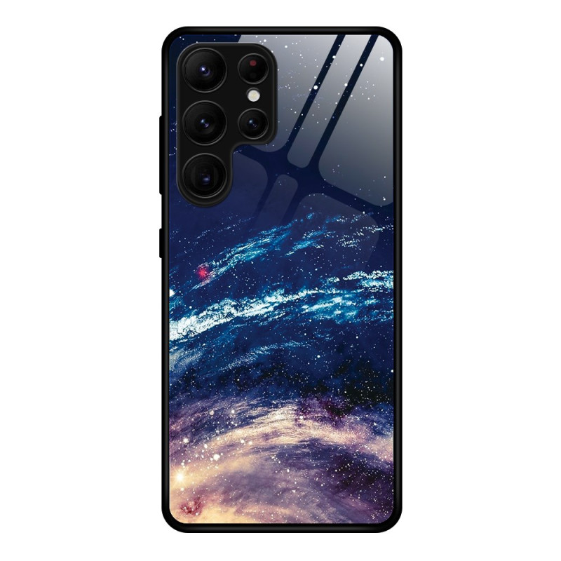 Capa de vidro temperado para Samsung Galaxy S25 Ultra 5G Milky Way