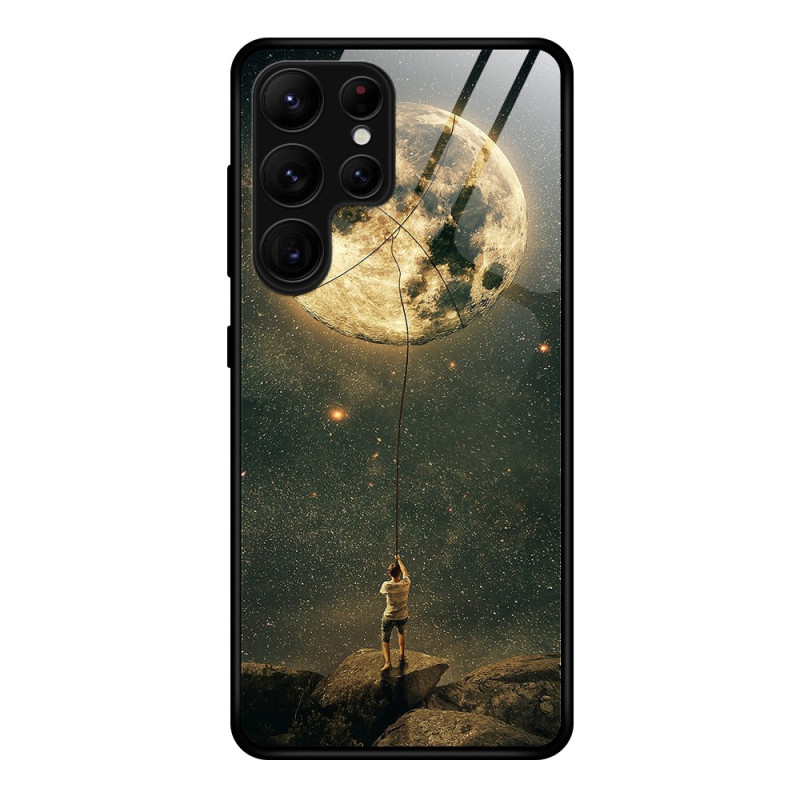 Capa de vidro temperado Moon para Samsung Galaxy S25 Ultra 5G