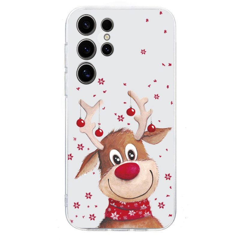 Capa de Natal de veado para Samsung Galaxy S25 Ultra 5G