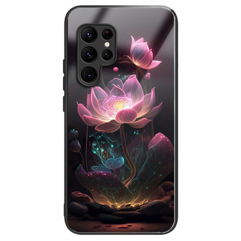 Capa de vidro temperado para Samsung Galaxy S25 Ultra5G Lotus