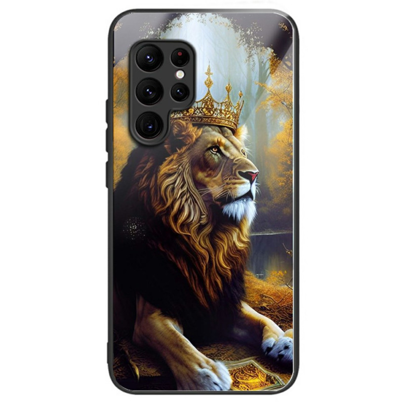 Capa de vidro temperado Samsung Galaxy S25 Ultra 5G Gold Lion