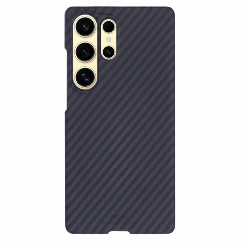 Capa de fibra de carbono X-LEVEL para Samsung Galaxy S25 Ultra 5G