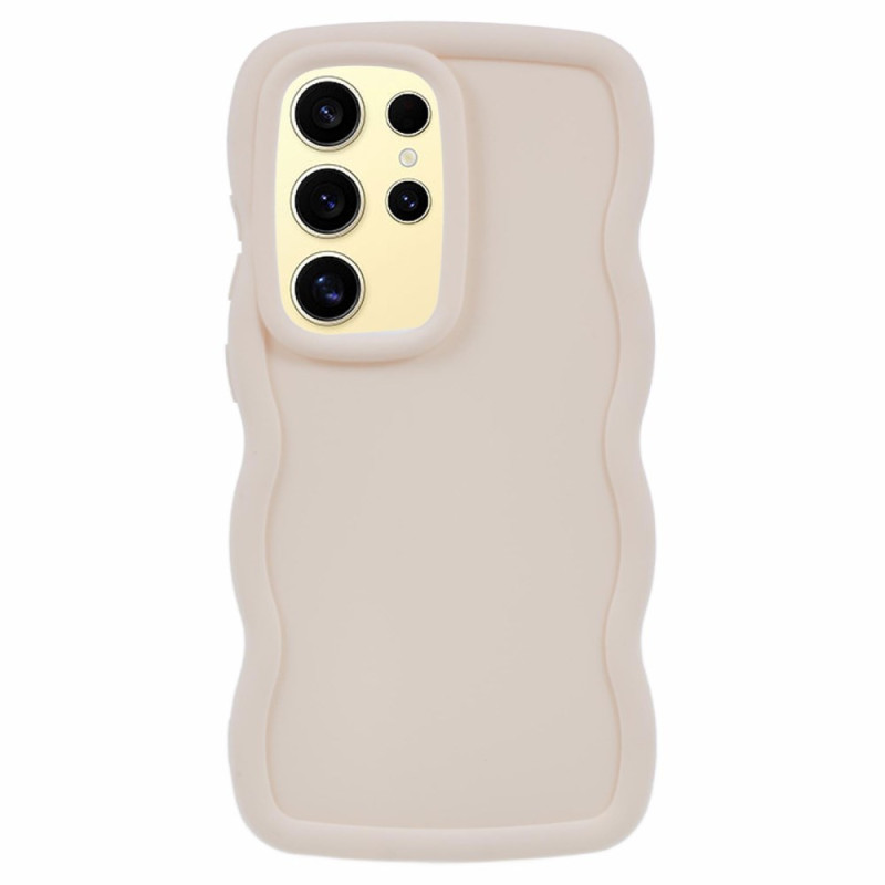 Capa de silicone ondulada para Samsung Galaxy S25 Ultra 5G