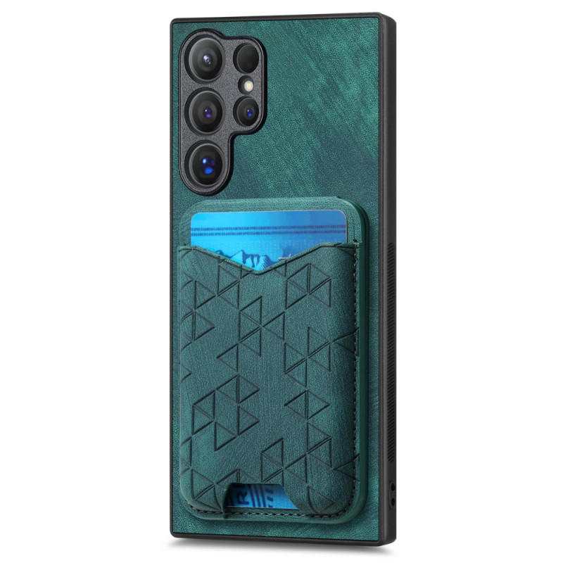 Capa para Samsung Galaxy S25 Ultra com motivos impressos Suporte para cartão e suporte