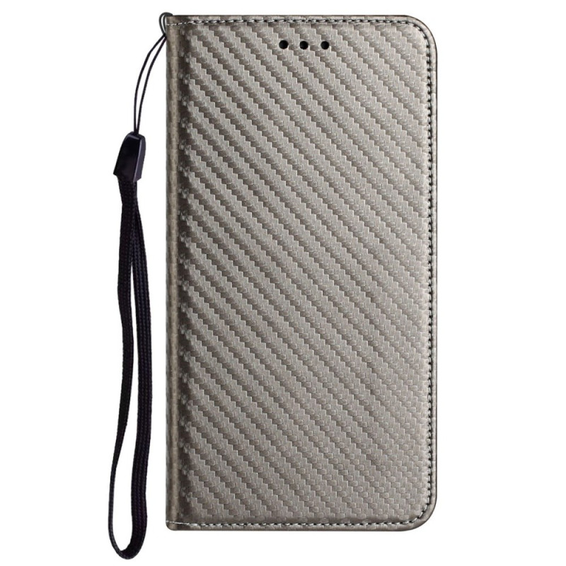 Capa Flip Cover Samsung Galaxy S25 Ultra 5G Fibra de carbono na Lnaière