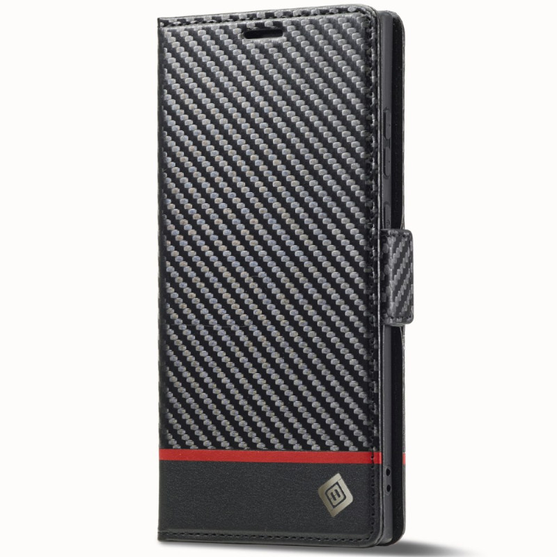 Capa de fibra de carbono LC.IMEEKE para Samsung Galaxy S25 Ultra 5G