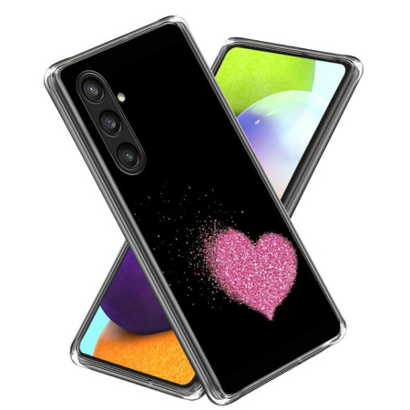 Capa coração cor-de-rosa...