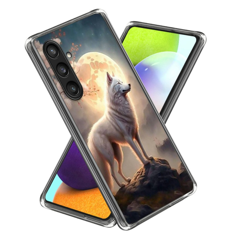 Capa para Samsung Galaxy A56 5G Wolf and Moon