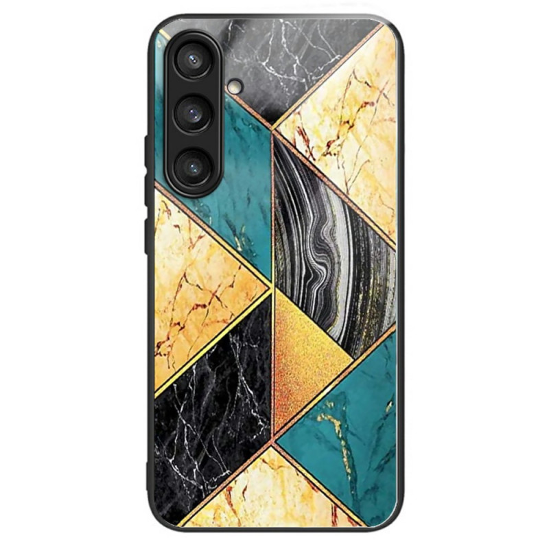 Capa de vidro temperado para Samsung Galaxy A56 5G cor de mármore