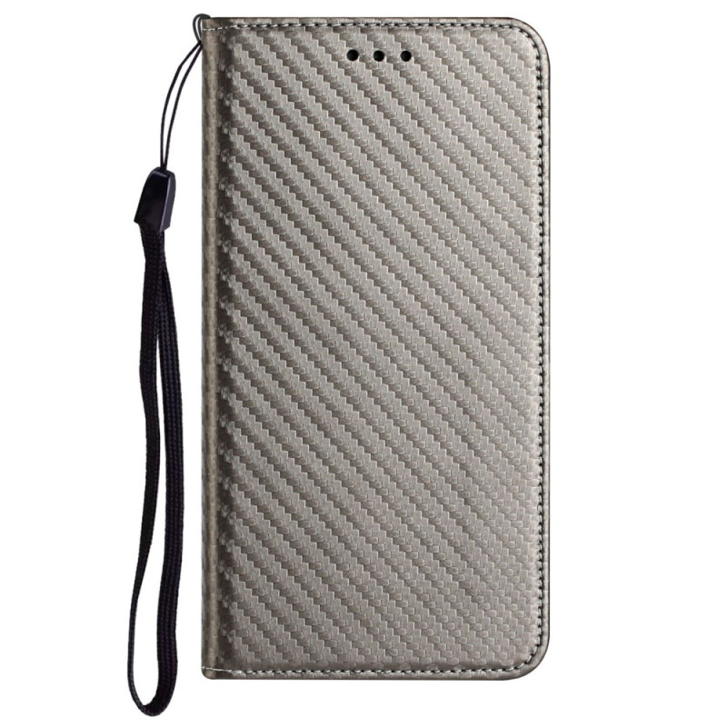 Capa Flip Cover Samsung Galaxy A56 5G / A36 5G Fibra de carbono