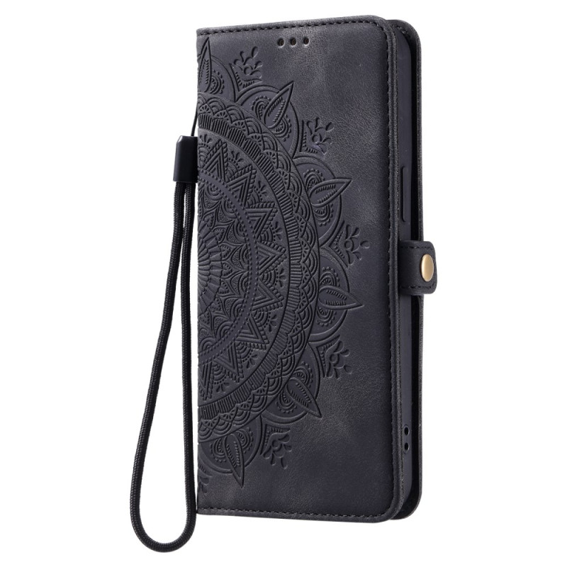 Capa Samsung Galaxy A56 5G Efeito camurça vintage Mandala