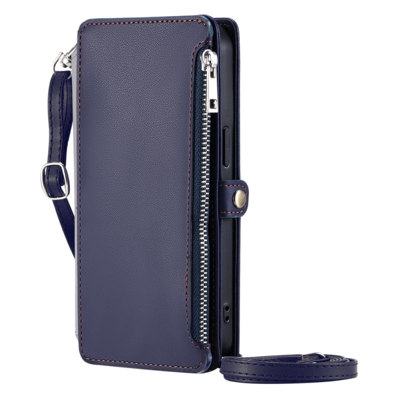 Capa para cartão Samsung Galaxy A56 5G 8 com bolso com fecho