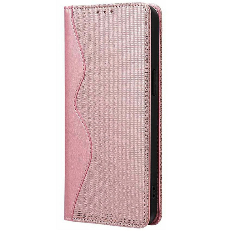 Capa Flip Cover Samsung Galaxy A56 5G Proteção RFID Borda ondulada