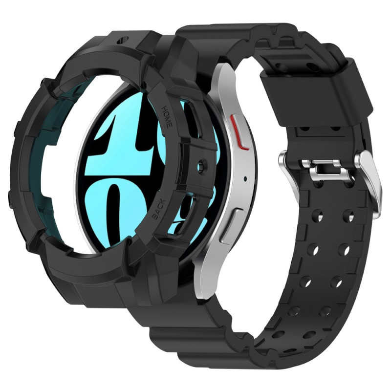 Pulseira com capa de silicone de 44 mm para Samsung Galaxy Watch7