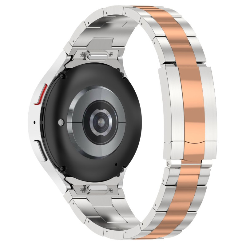 Samsung Galaxy Watch FE 40mm / Watch6 / 5 / Watch6 Classic Bracelete em aço inoxidável