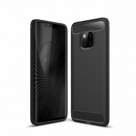 Capa de Fibra de Carbono Escovado Huawei Mate 20 Pro