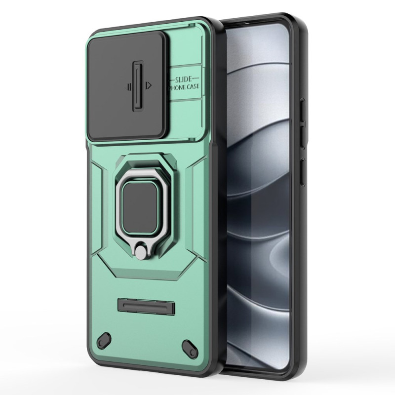 Capa multifuncional Xiaomi Redmi Note 14 5G com suporte e proteção da protecção para lente
