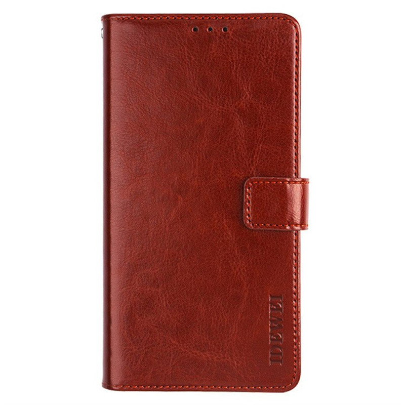 Capa de couro sintético para Xiaomi Redmi Note 14 5G IDEWEI