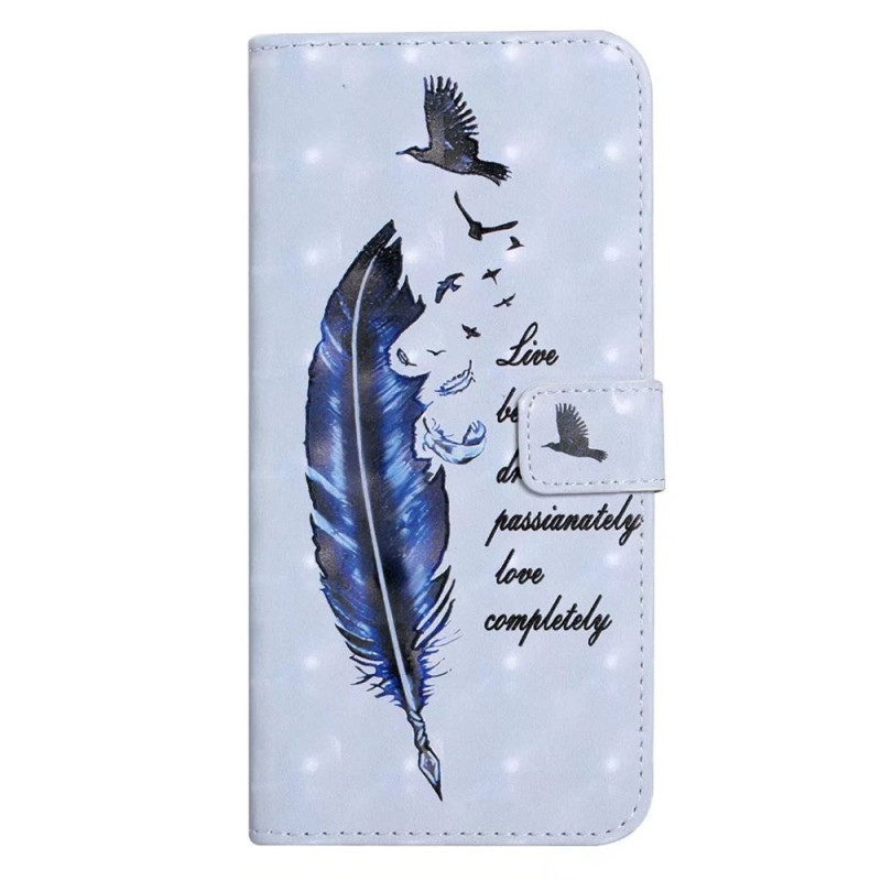 Capa para Samsung Galaxy A26 5G 3D Blue Feather