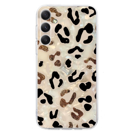 Capa com padrão de leopardo...