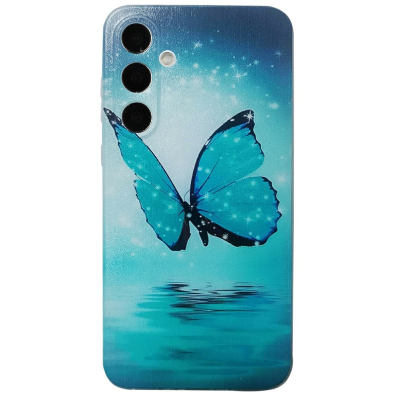 Capa borboleta azul para Samsung Galaxy A26 5G