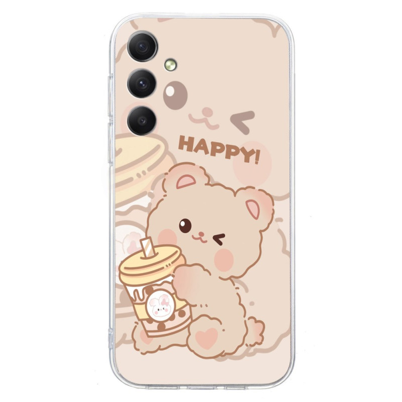 Capa com padrão de urso para Samsung Galaxy A26 5G