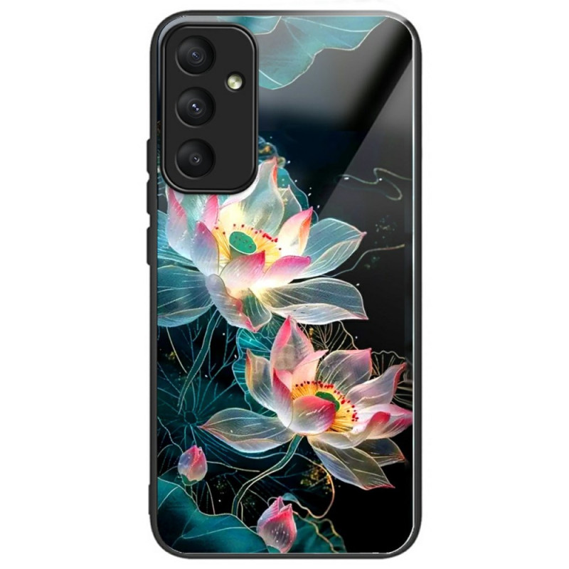 Capa de vidro temperado para Samsung Galaxy A26 5G Crystal Lotus