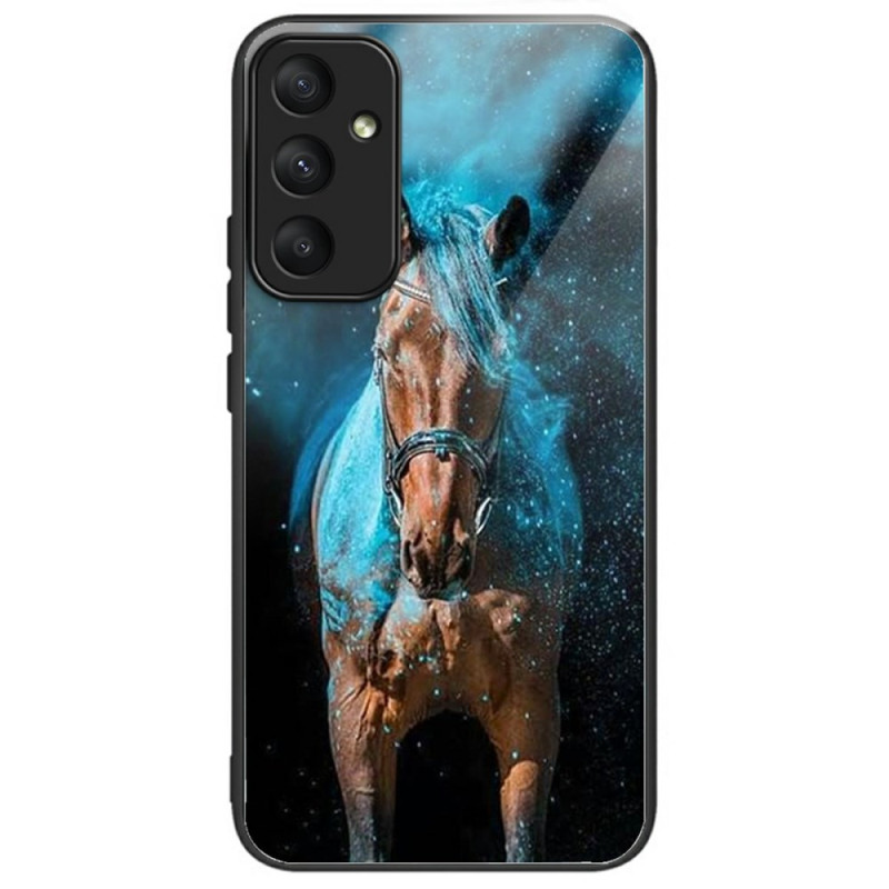 Capa de vidro temperado para Samsung Galaxy A26 5G Cavalo elegante