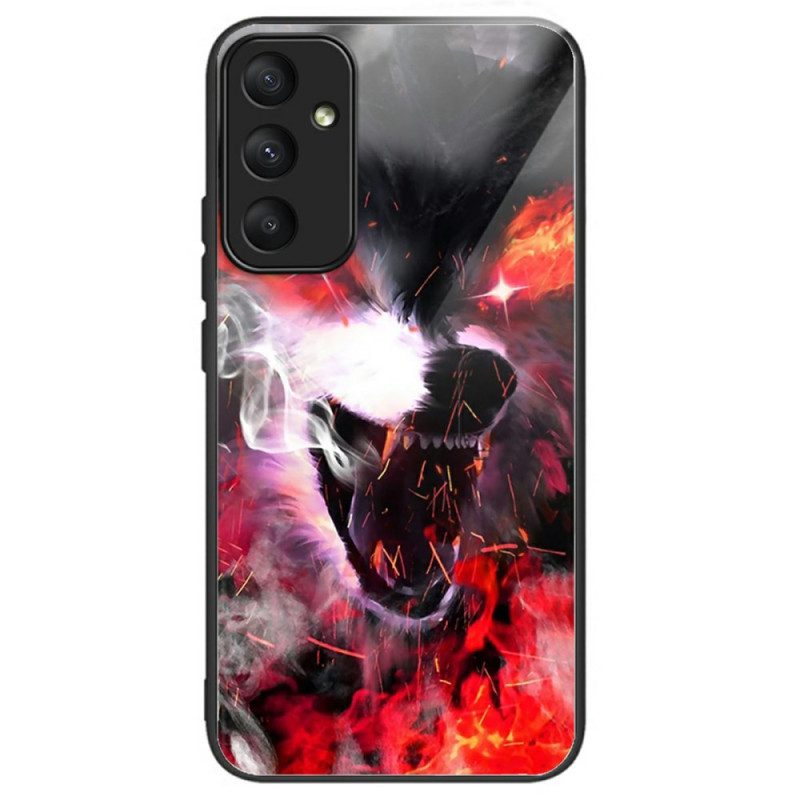 Samsung Galaxy A26 5G Capa Dura Lobo Flamejante