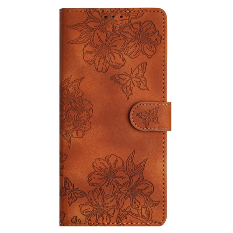 Capa Samsung Galaxy A26 5G Efeito camurça floral