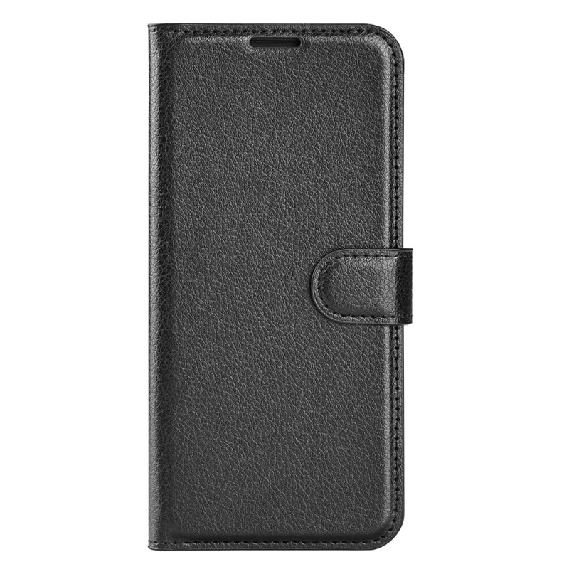 Capa em pele sintética para Samsung Galaxy A26 5G Litchi Classic