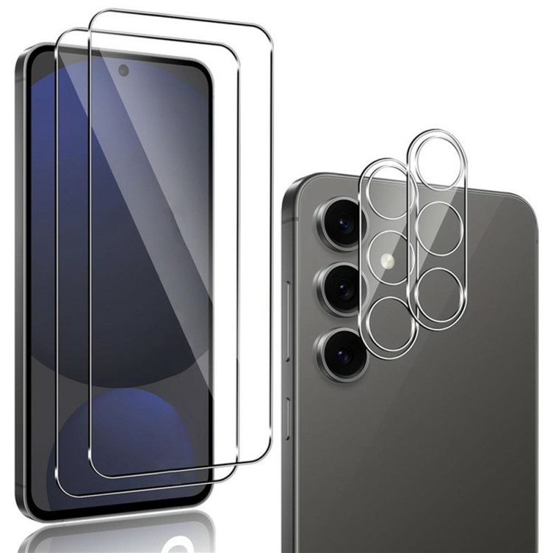 Duo Protetor de ecrã e protecção para lente
 de vidro temperado para Samsung Galaxy A26 5G