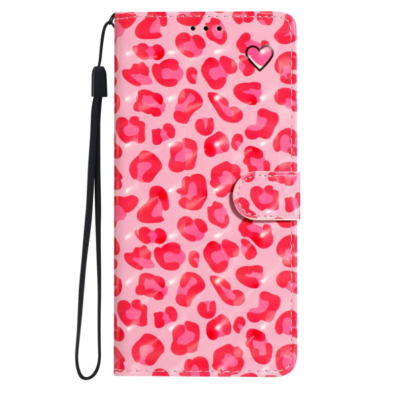 Capa 3D Xiaomi Redmi Note 14 Pro 5G Leopardo Rosa