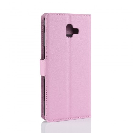 Samsung Galaxy J6 Plus Capa de Couro Lychee