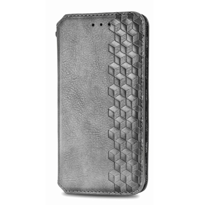 Capa Flip Cover Xiaomi Redmi Note 14 Pro 5G Efeito Camurça Frisado Vintage