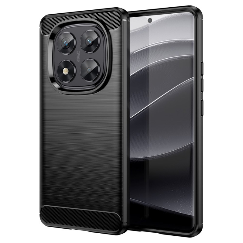 Capa de fibra de carbono escovada Xiaomi Redmi Note 14 Pro 5G