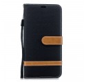 Samsung Galaxy J6 Plus Case Fabric & Leather Effect