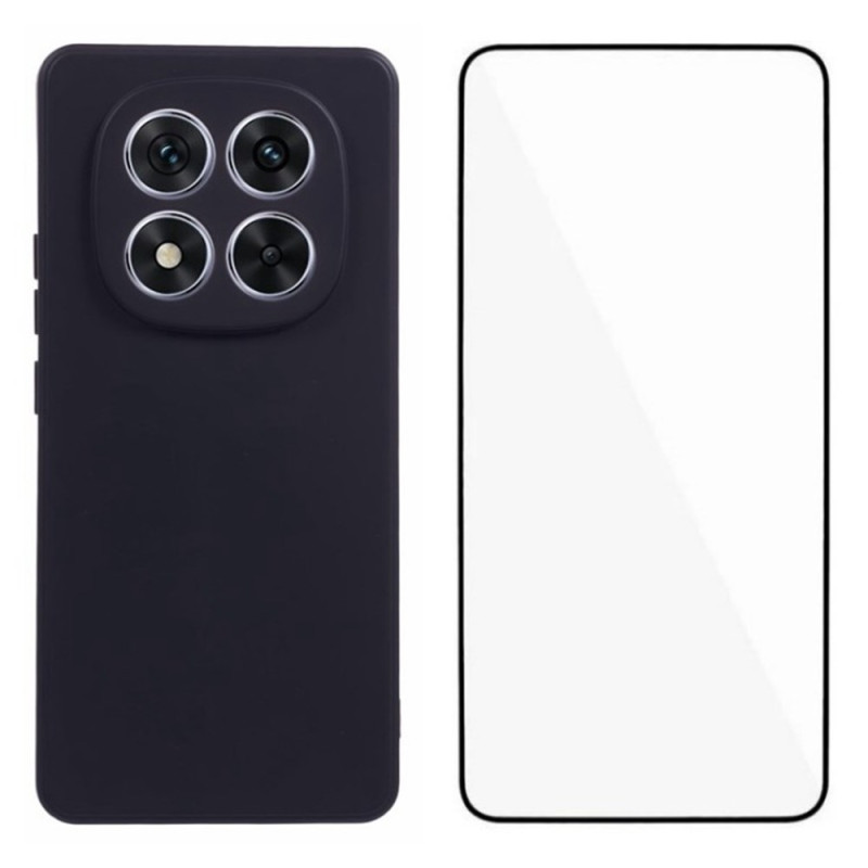 Capa de silicone Xiaomi Redmi Note 14 Pro 5G com proteção de ecrã