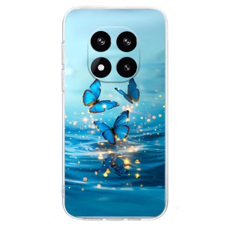 Capa azul borboletas Xiaomi Redmi Note 14 Pro Plus 5G