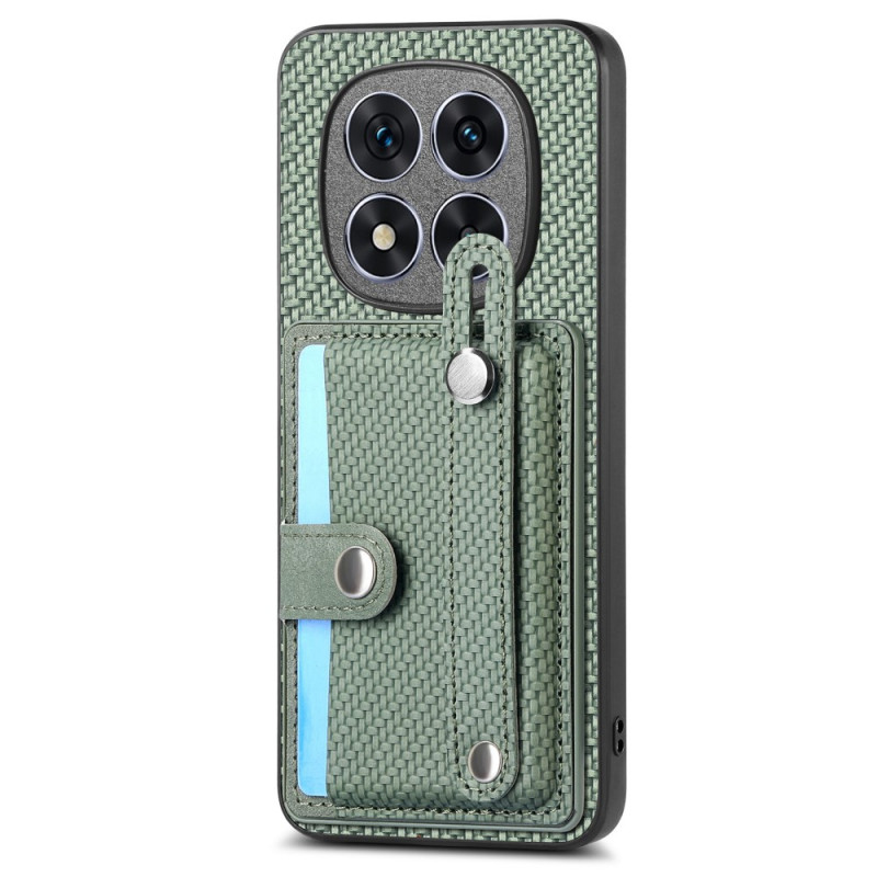 Capa para Xiaomi Redmi Note 14 Pro Plus 5G com suporte para cartão e alça manual