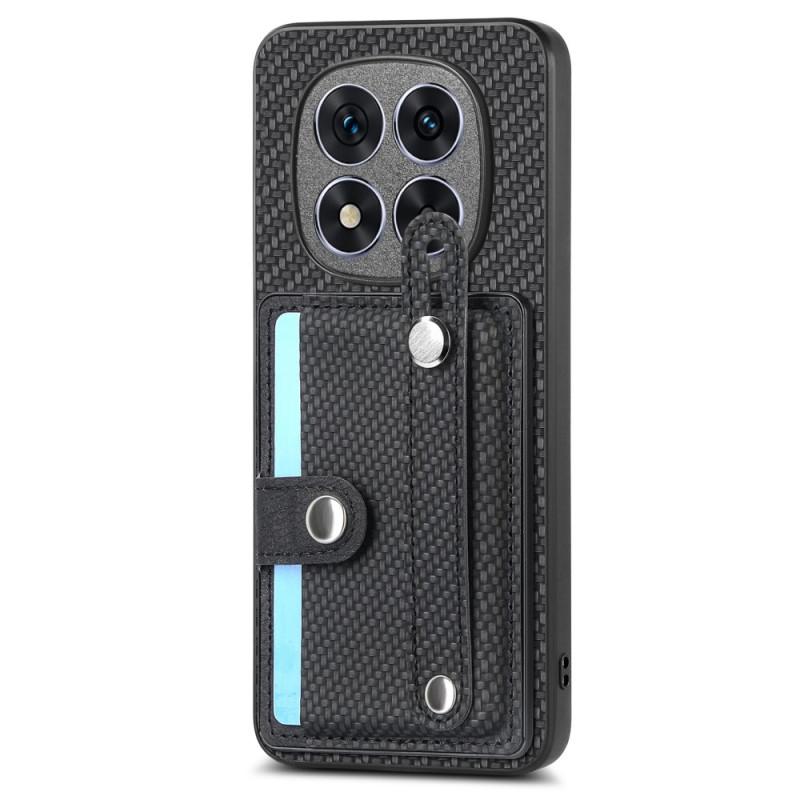 Capa para Xiaomi Redmi Note 14 Pro Plus 5G com suporte para cartão e alça manual