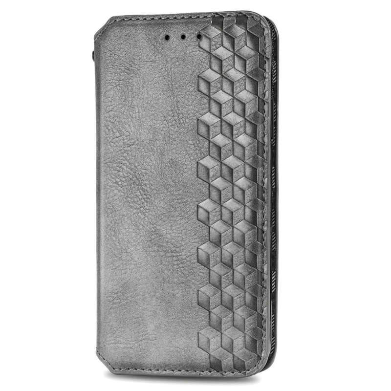 Capa Flip Cover Xiaomi Redmi Note 14 Pro Plus 5G Efeito Camurça Frisado