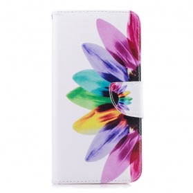 Capa Samsung Galaxy J6 Plus Flor de Aquarela