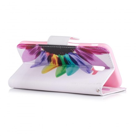 Capa Samsung Galaxy J6 Plus Flor de Aquarela Capa Samsung Galaxy J6 Plus Flor de Aquarela