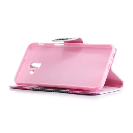 Capa Samsung Galaxy J6 Plus Flor de Aquarela Capa Samsung Galaxy J6 Plus Flor de Aquarela