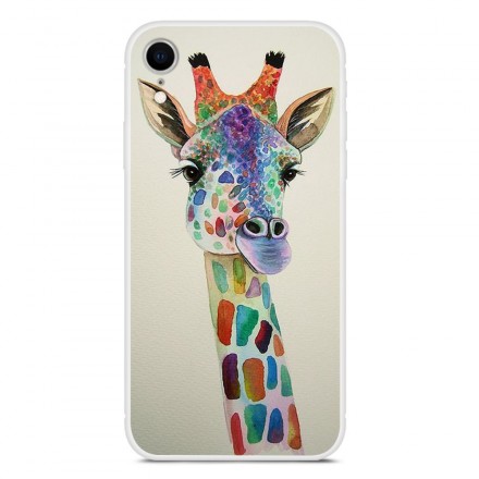 Capa Girafa Colorida para iPhone XR