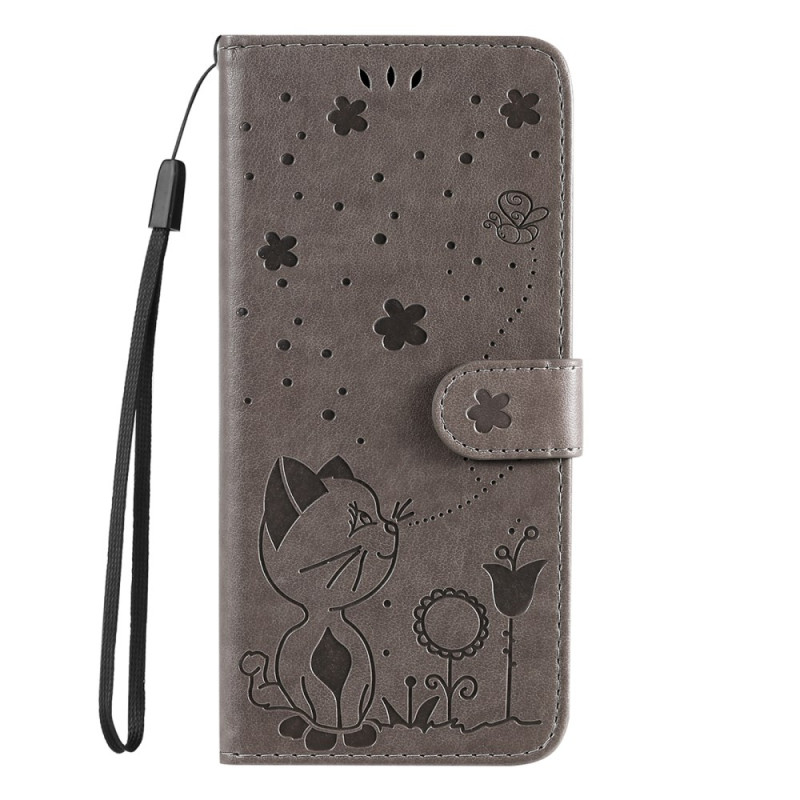 Capa para Honor Magic 7 Pro 5G Gato e Abelha