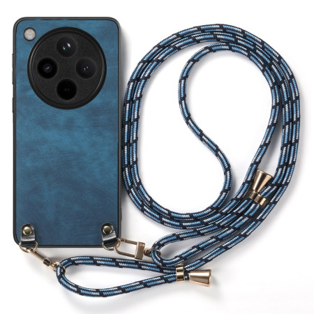 Capa com cordão em pele...