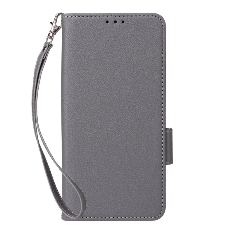 Capa com cordão para Oppo Find X8 Pro Lychee Texture