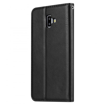 Capa Flip Cover Samsung Galaxy J6 Plus Capa de cartão em pele